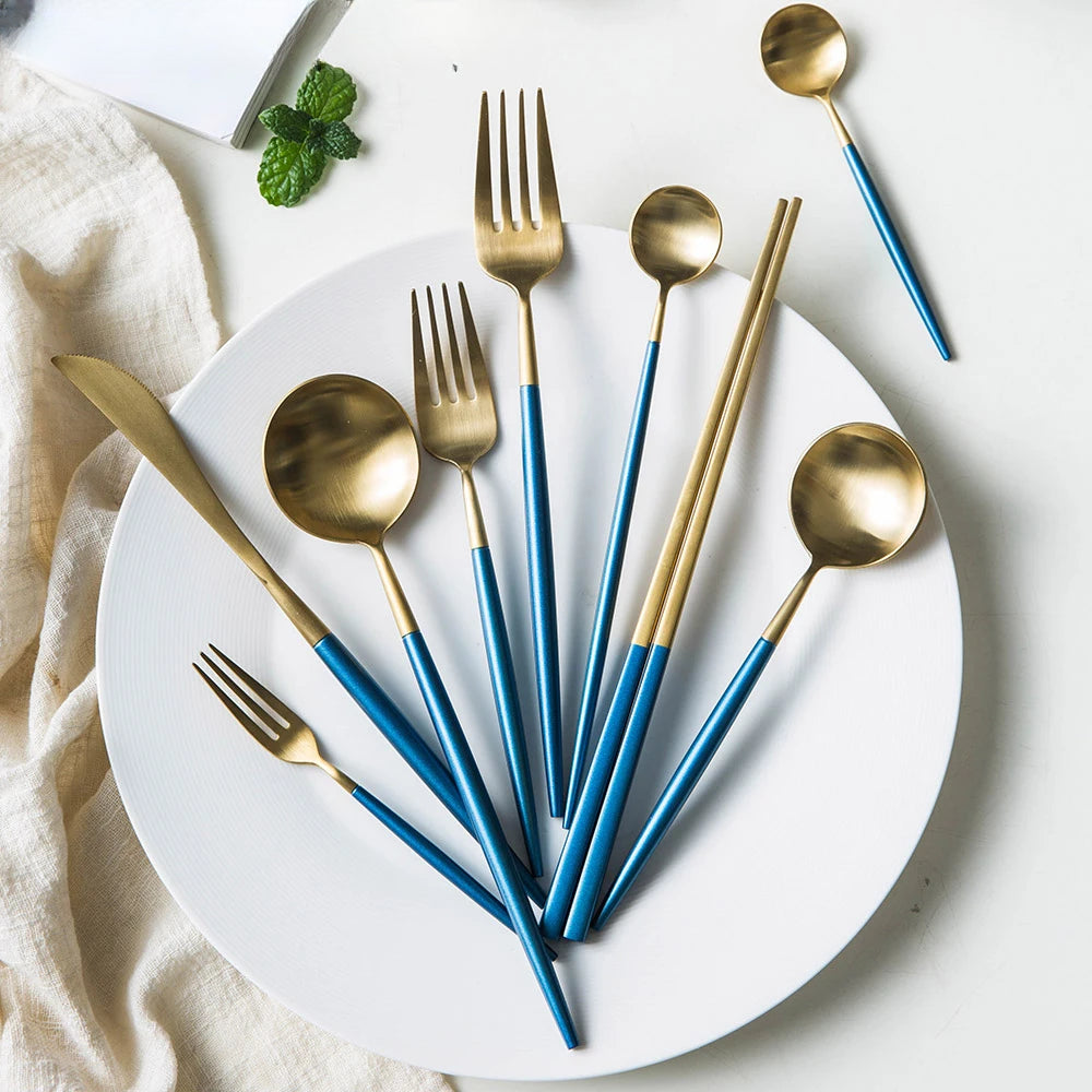 Ensemble Élégant Zurich en Acier Inoxydable 304 - Fourchette de Table de Haute Qualité