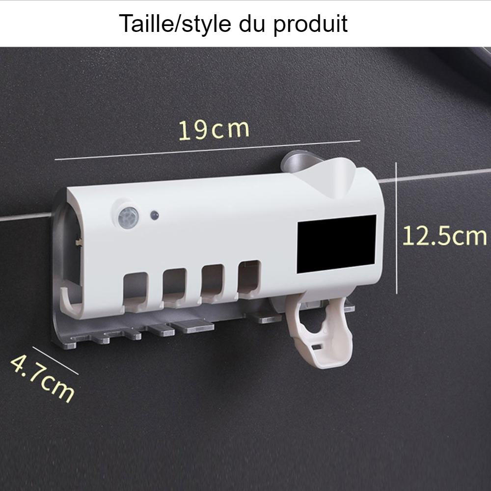 Distributeur de dentifrice solaire avec désinfectant UV