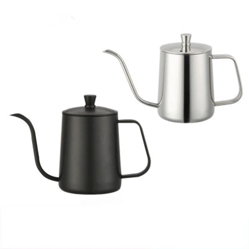 Bouilloire 350ml 600ml Cafetière théière en téflon antiadhésive de qualité alimentaire en acier inoxydable