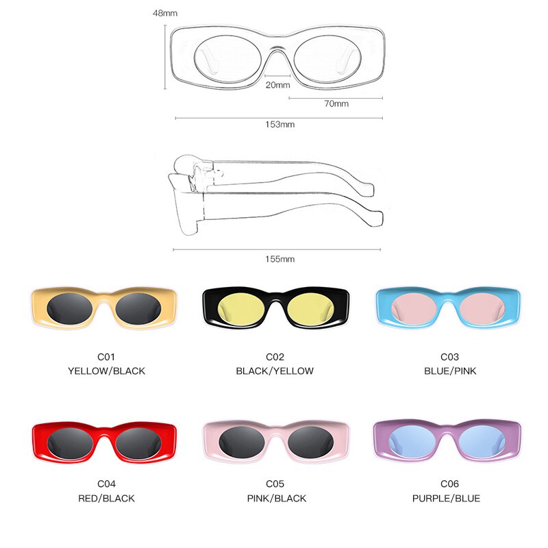 Lunettes de Soleil Originales Unisexe UV400 - CARDIN