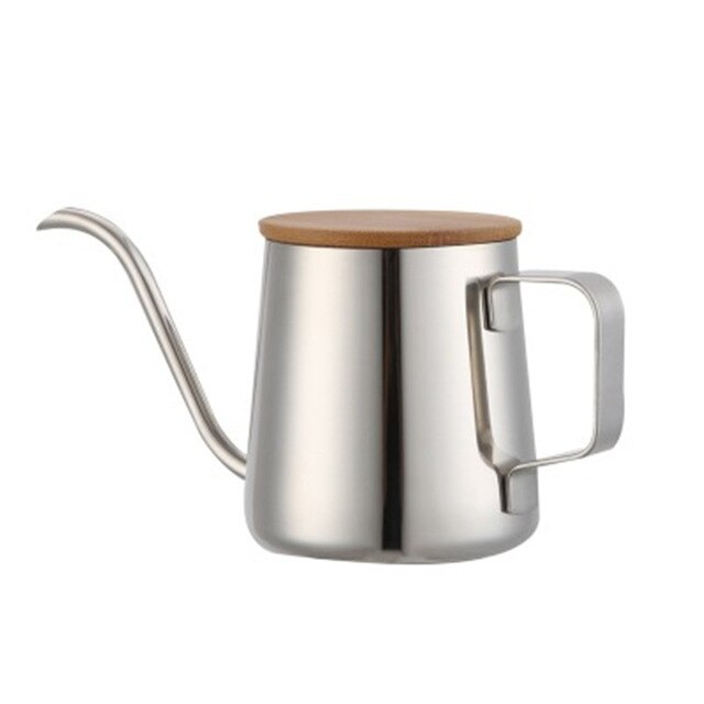 Bouilloire 350ml 600ml Cafetière théière en téflon antiadhésive de qualité alimentaire en acier inoxydable