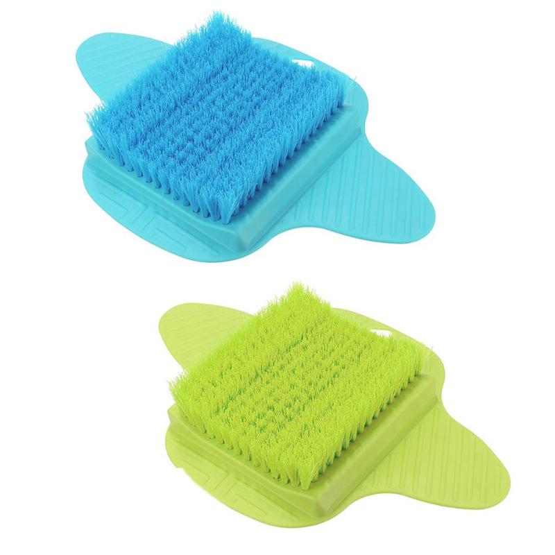 Brosses en plastique pour Gommage des pieds Chaussures de bain et Pantoufles de massage