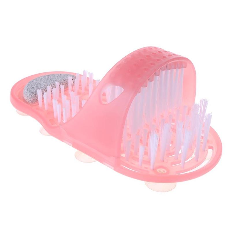 Brosses en plastique pour Gommage des pieds Chaussures de bain et Pantoufles de massage