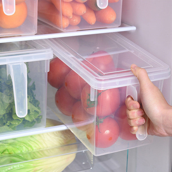 Boîte de rangement transparente pour aliments au réfrigérateur