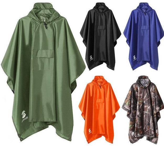 Poncho de pluie à capuche Veste imperméable Mixte