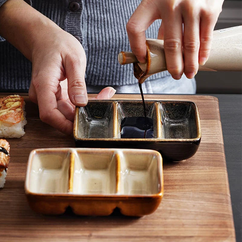 Plateau Sushi Trio en Porcelaine - OsakaTri