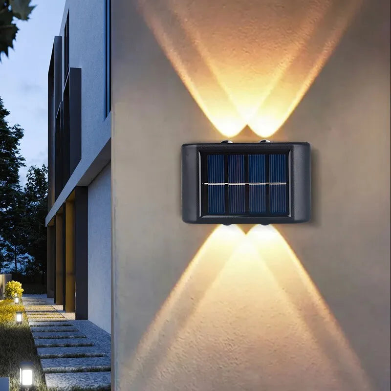 Applique Murale Solaire Économique - Lumière LED Haute Intensité - Parfaite pour l'Extérieur