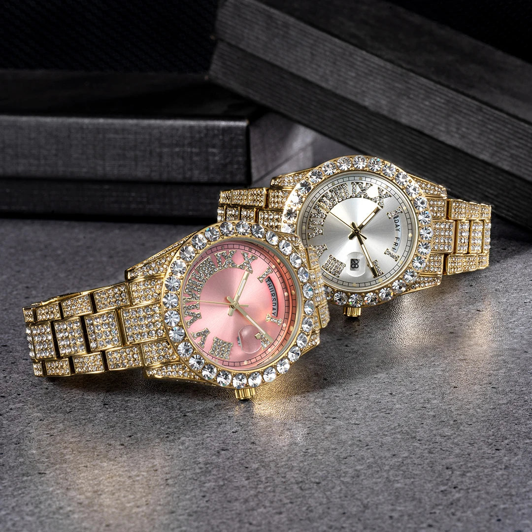 Montre de Prestige, Or 18 Carats, Étanche, Cadeau Parfait - Luxoria