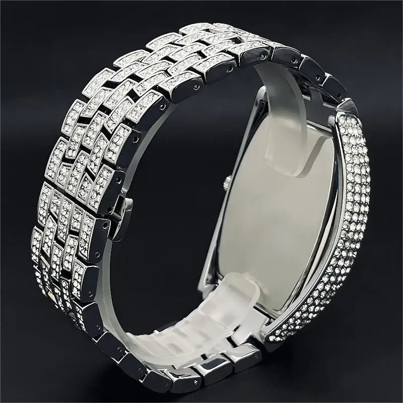 Montre de Luxe Homme Hip Hop en simili Diamants Étanche AAA Quartz - Luxor