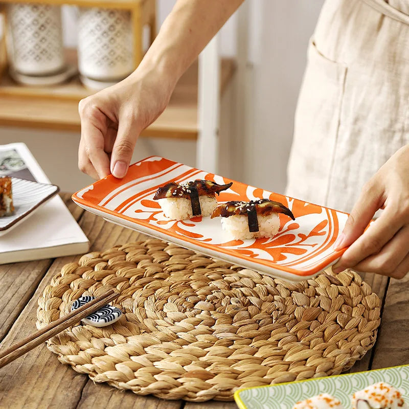 Ensemble Assiettes Combinées en Céramique pour une Touche Élégante Française et Japonaise - OsloPlate