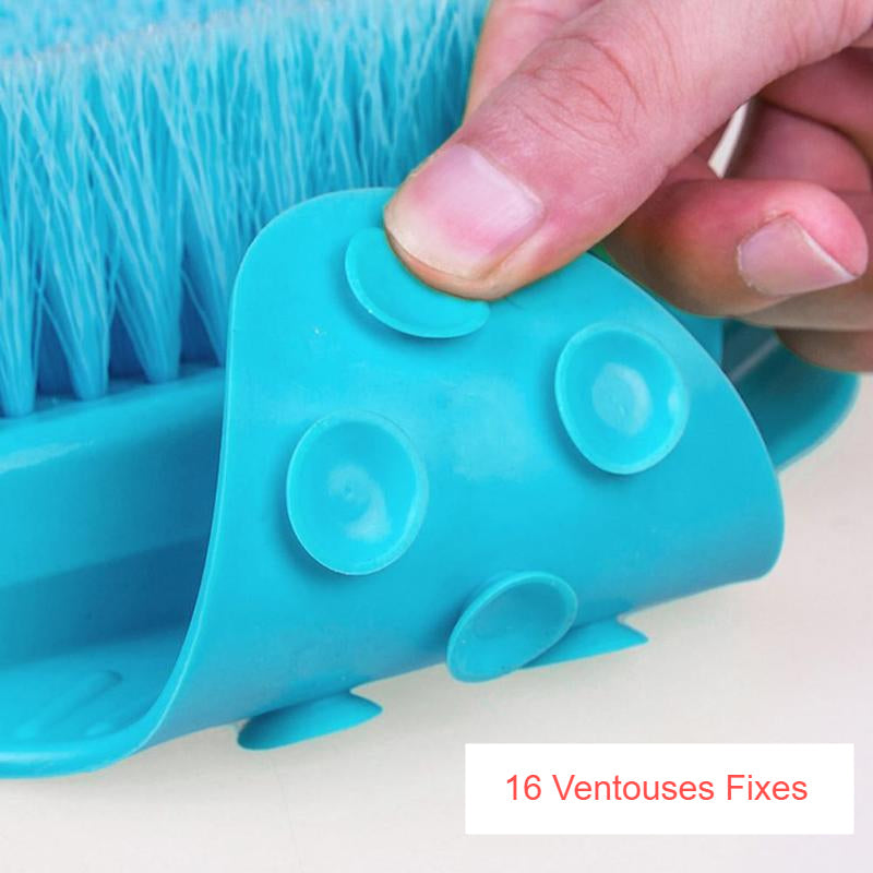 Brosses en plastique pour Gommage des pieds Chaussures de bain et Pantoufles de massage