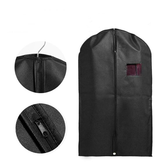 Housse à Vêtements Noir Anti-Poussière Lot de 5pcs