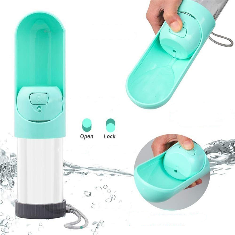 Bouteille d’Eau Portative pour Chien, Chat avec Filtre