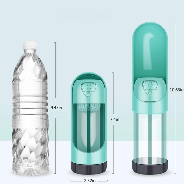 Bouteille d’Eau Portative pour Chien, Chat avec Filtre