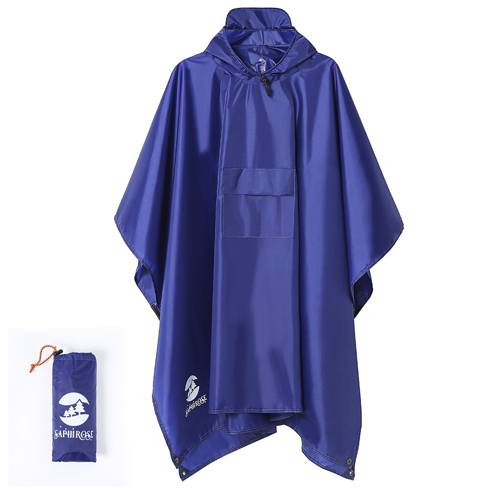 Poncho de pluie à capuche Veste imperméable Mixte